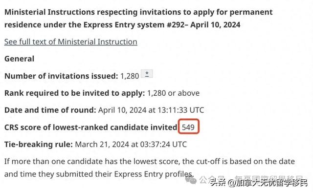加拿大永久居留邀请爆发！CRS分数线暴涨至549，如何应对？-1.jpg