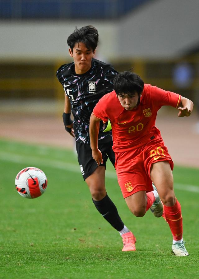 国际足球邀请赛：中国U19战胜韩国U19-1.jpg